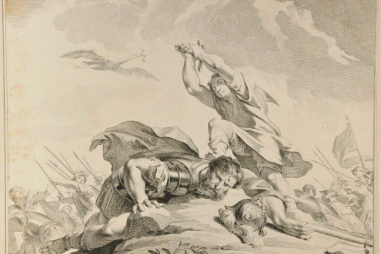 DAVID CUTTING OFF THE HEAD OF GOLIATH