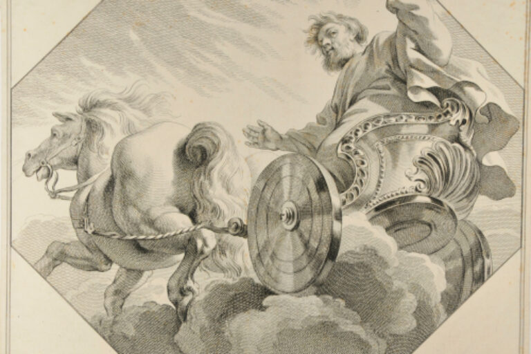 ELIAS ASCENDS TO HEAVEN IN A CHARIOT