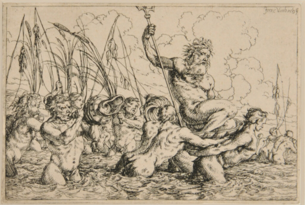 Neptune Carried by Tritons