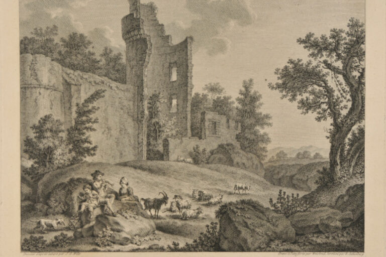 SECOND VIEW OF A CASTLE IN RUINS NEAR CHEVREUSE