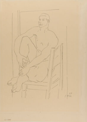 Seated Nude, Eric Hawkins (The Dancer)