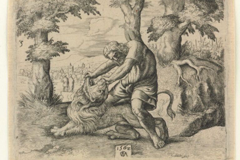 SAMSON AND THE LION
