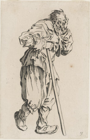 The Beggar Leaning on His Stick