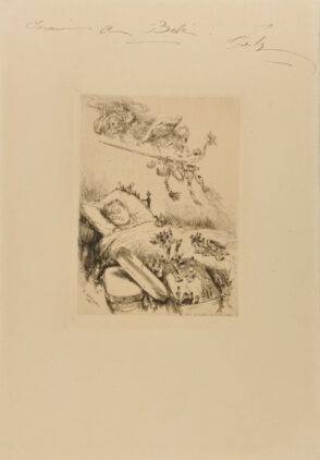 Child Dreaming of Her Toys