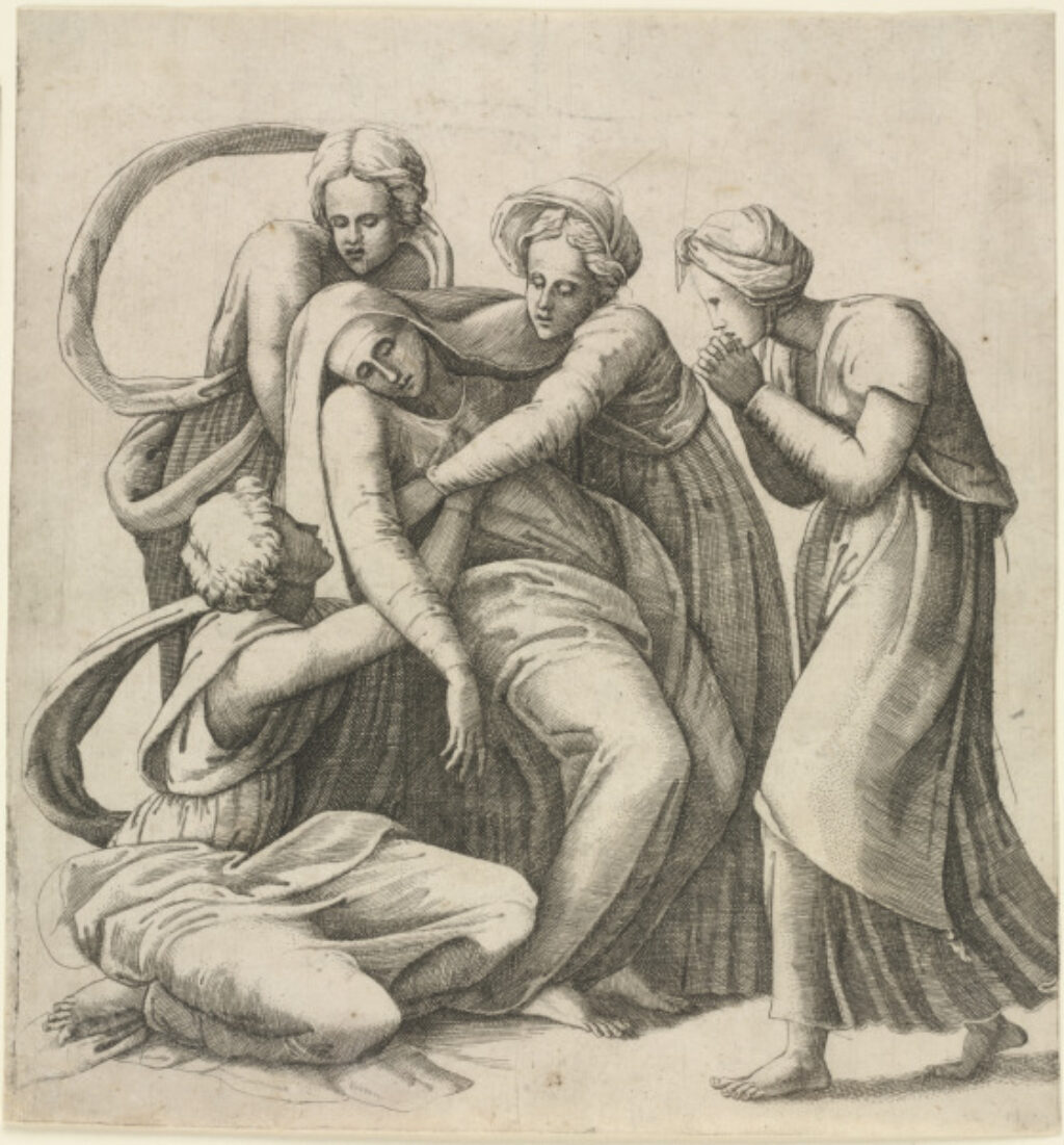 The Virgin Fainting Supported by Four Women - Image 1