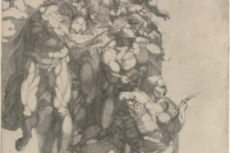 GROUP OF SAINTS FROM MICHELANGELO'S LAST JUDGEMENT