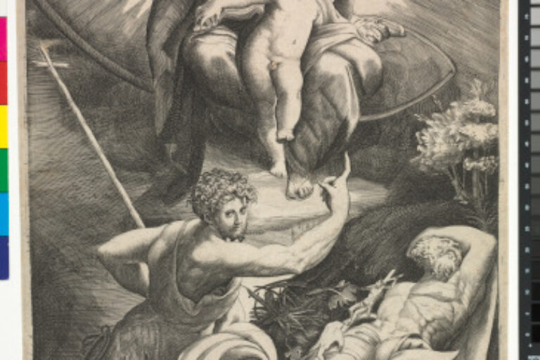 THE MADONNA AND CHILD WITH SAINTS JOHN THE BAPTIST AND JEROME