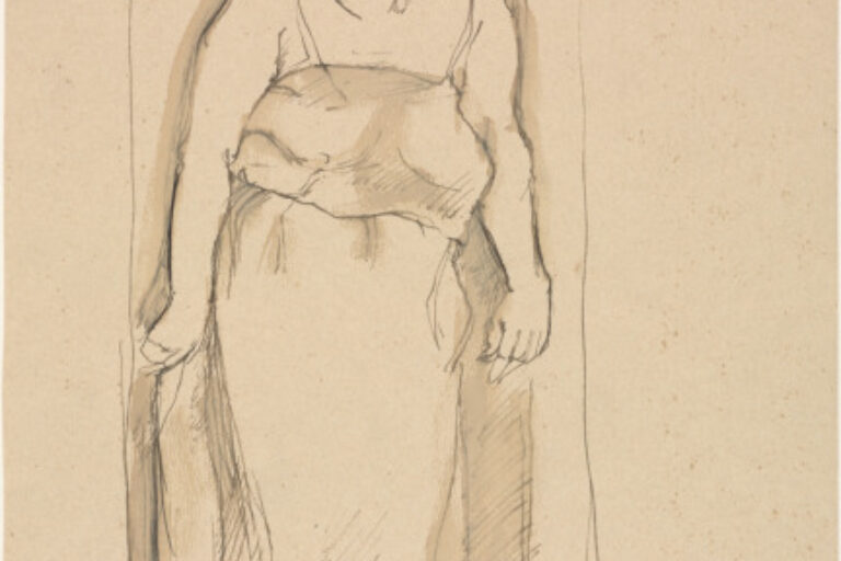 STANDING FIGURE IN DRESS