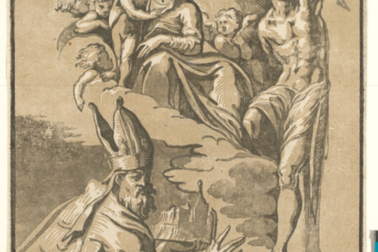 VIRGIN AND CHILD WITH ST. SEBASTIAN