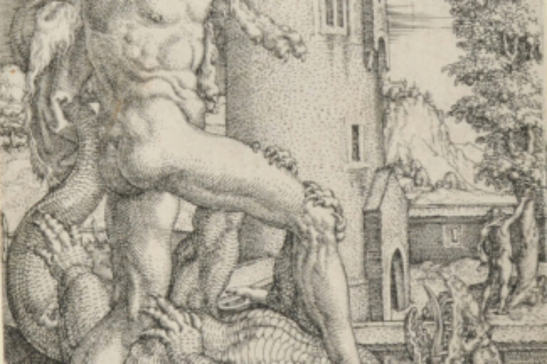 HERCULES KILLING THE DRAGON LADON