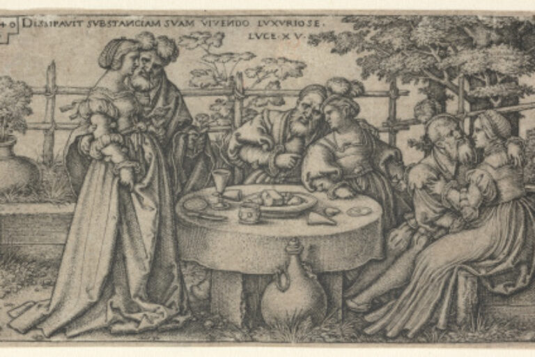 THE PRODIGAL SON WASTING HIS FORTUNE