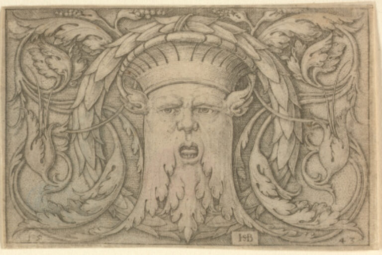 ORNAMENTAL PANEL, WITH MASK