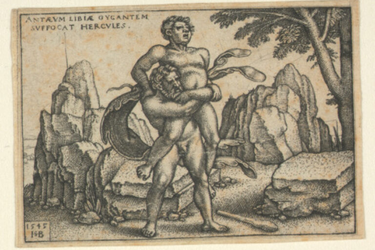 HERCULES CRUSHING ANTAEUS