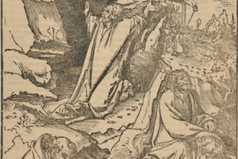 CHRIST ON THE MOUNT OF OLIVES