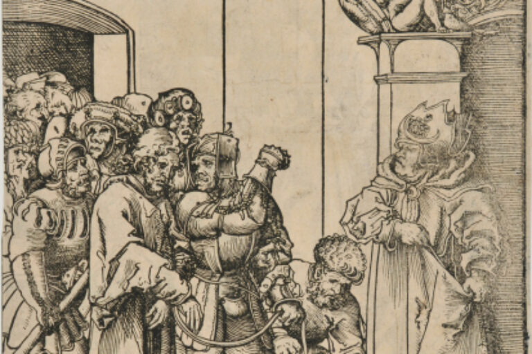 RECTO: CHRIST BEFORE ANNAS; VERSO: CHRIST BEFORE PILATE
