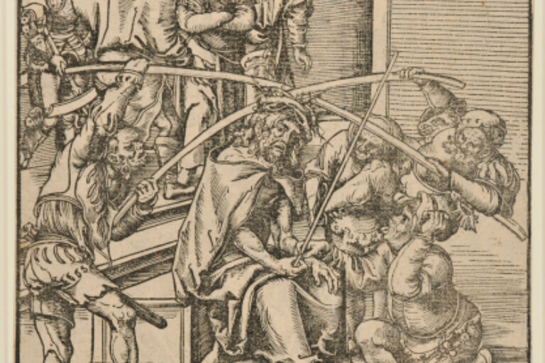 RECTO: CHRIST CROWNED WITH THORNS; VERSO: CHRIST BEARING THE CROSS