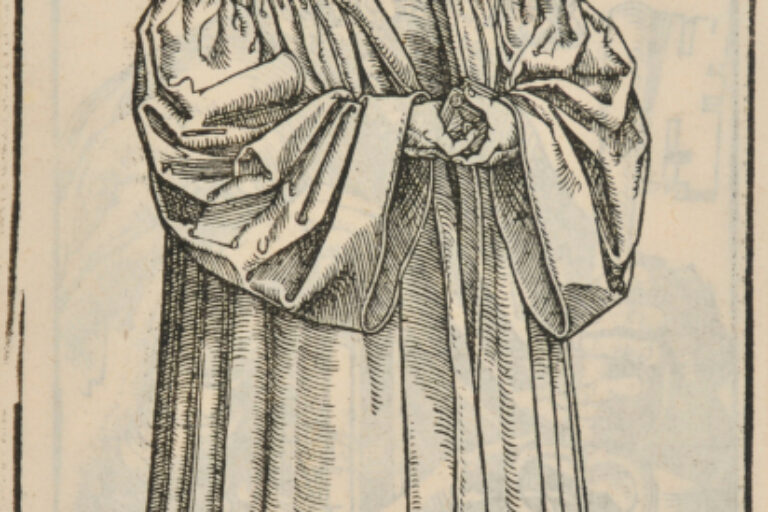 RECTO: MARTIN LUTHER, FULL LENGTH TO THE RIGHT; VERSO: BUST OF SAINT PETER