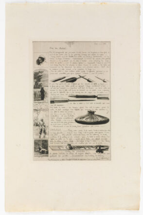Plate 1 from the portfolio “Lettre sur les elements de la gravure à l’eau-forte”