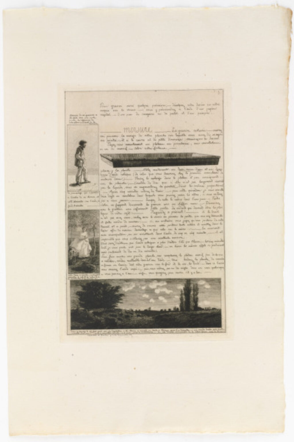 Plate 3 from the portfolio “A Letter on the Elements of Etching” - Image 1
