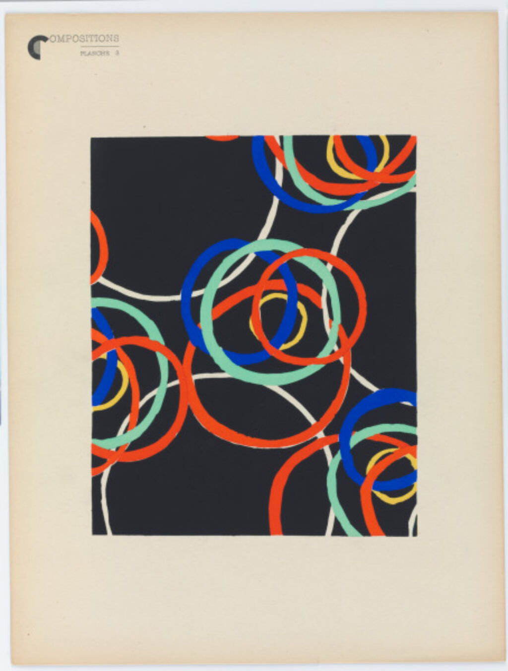 Plate 3 from the portfolio “Compositions, Couleurs, Idées” - Image 2