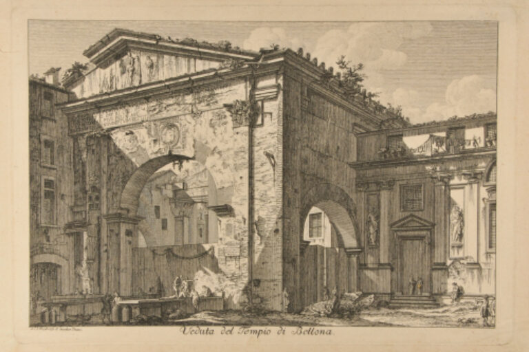 VIEW OF THE TEMPLE OF BELLONA, ROME