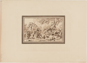 Cupids Playing about a Fountain