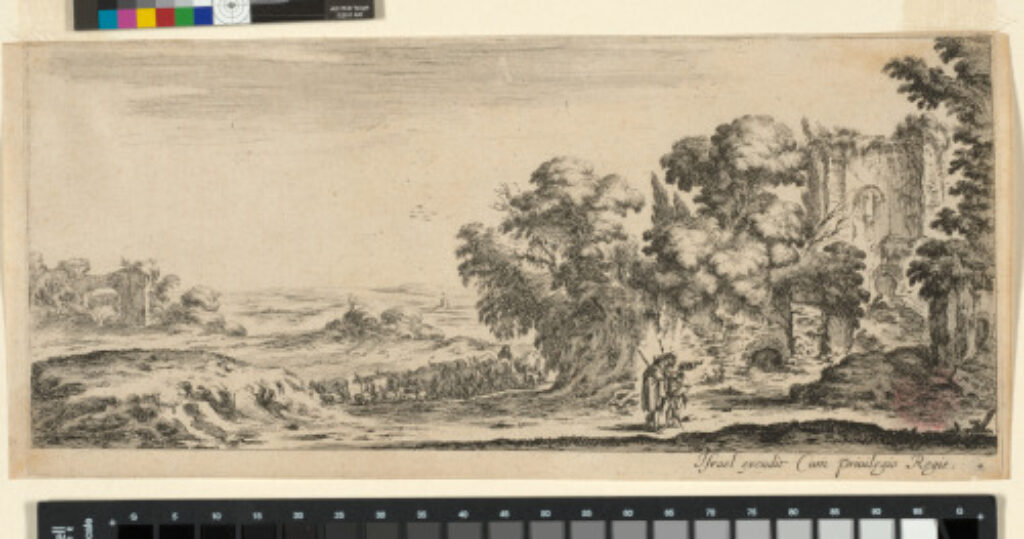 Pilgrims Studying Ruins