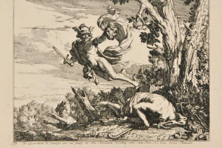 MERCURY FLIES AWAY WITH ARGUS'S HEAD