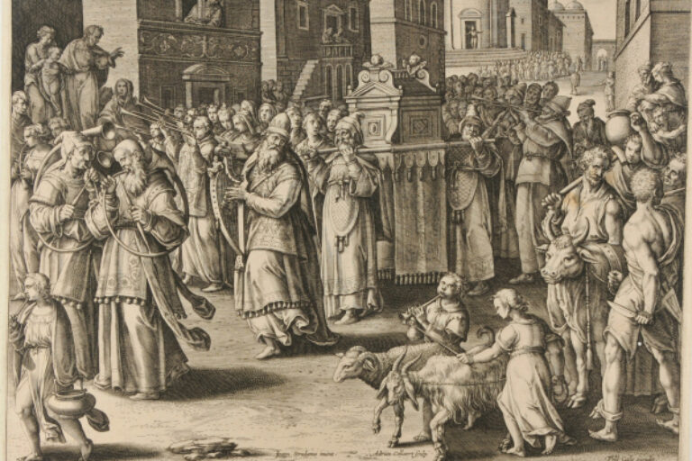 THE ARK OF THE COVENANT BROUGHT TO JERUSALEM