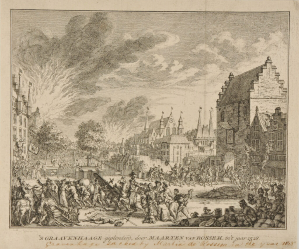 Gravenhage Sacked by Martin di Rossem in 1528