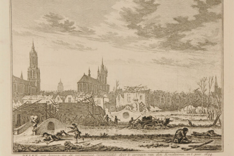 DELFT AFTER BEING SACKED, 1654