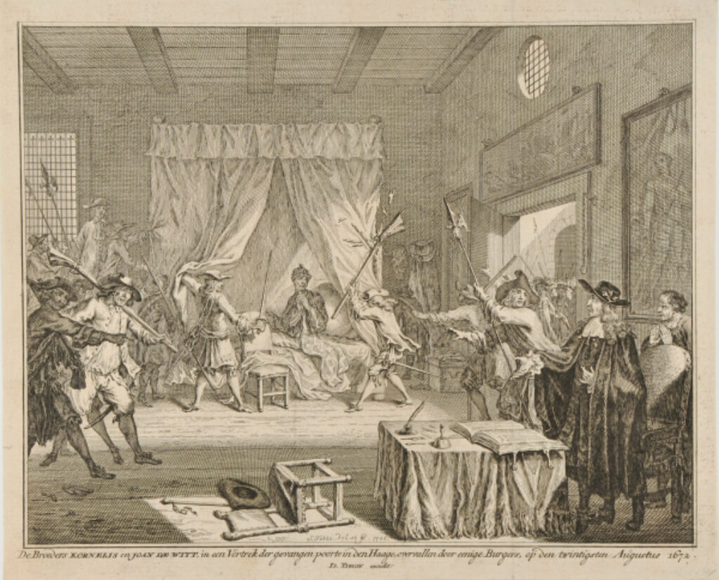 Cornelis and John De Witt Attacked by the Burghers at the Hague, August 1672