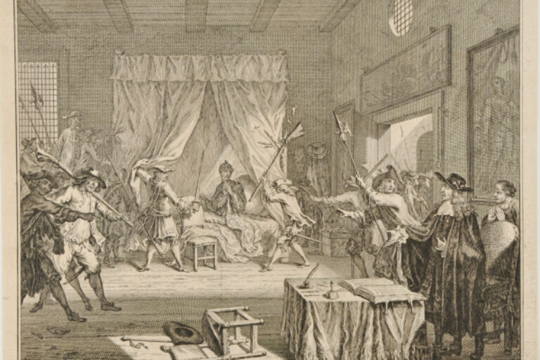 CORNELIS AND JOHN DE WITT ATTACKED BY THE BURGHERS AT THE HAGUE, AUGUST 1672