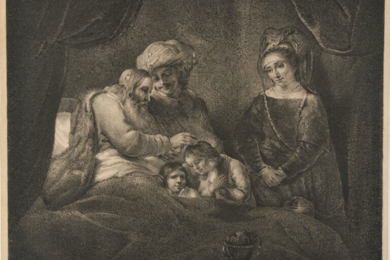 JACOB BLESSING THE CHILDREN OF JOSEPH