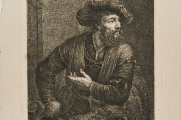 MAN WITH A FEATHERED HAT