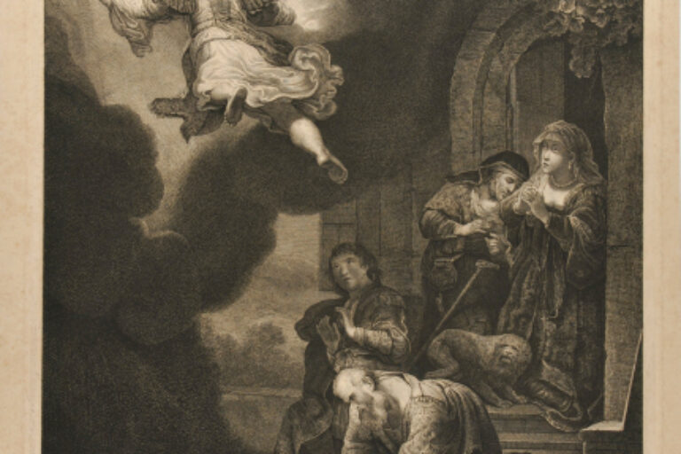 THE ANGEL DISAPPEARING BEFORE THE EYES OF TOBIT AND HIS FAMILY