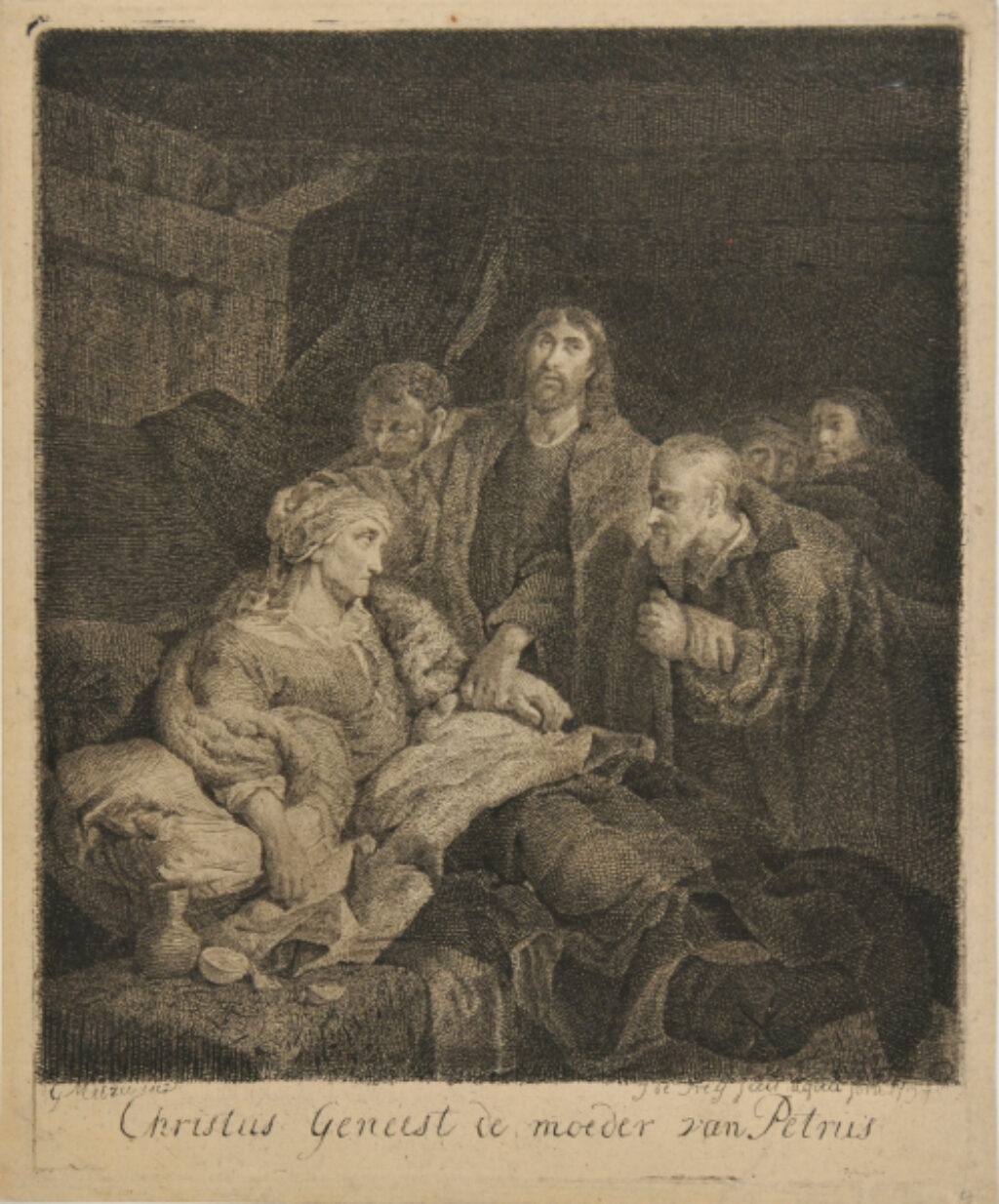 Christ Blesses the Mother of Peter