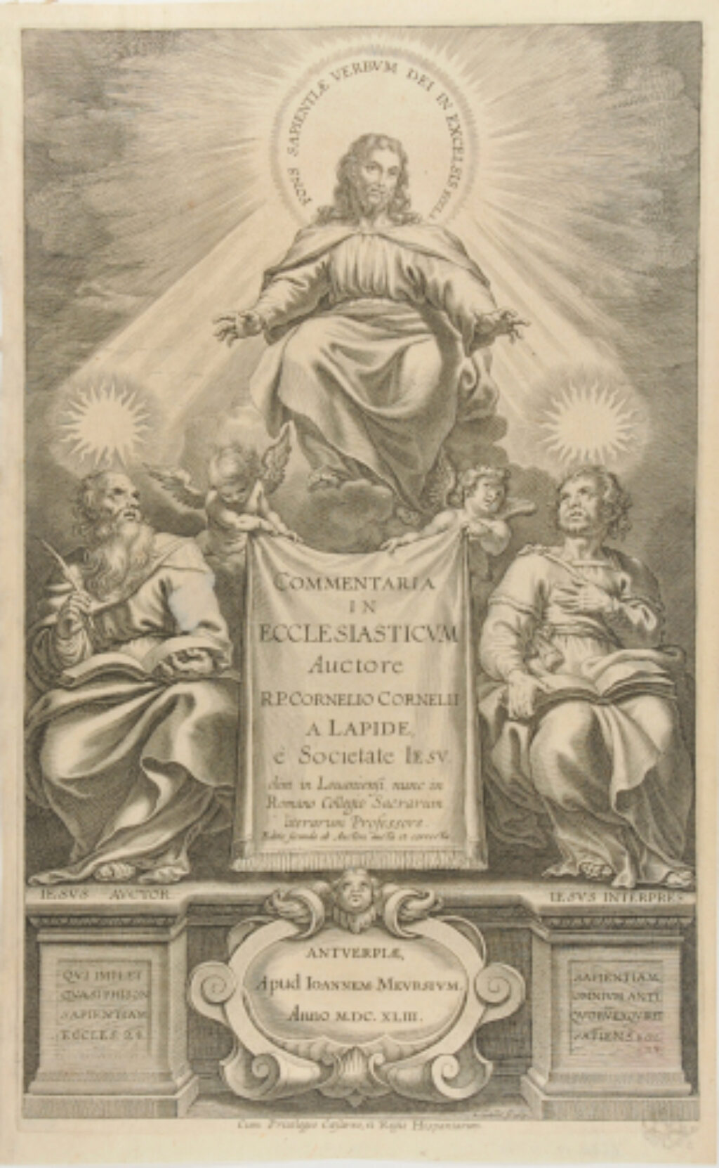 Title Page of Ecclesiastical Commentary