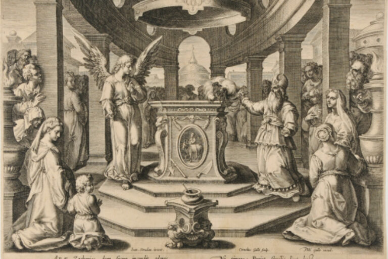 THE ANNUNCIATION OF JOHN'S BIRTH TO ZACHARIAS