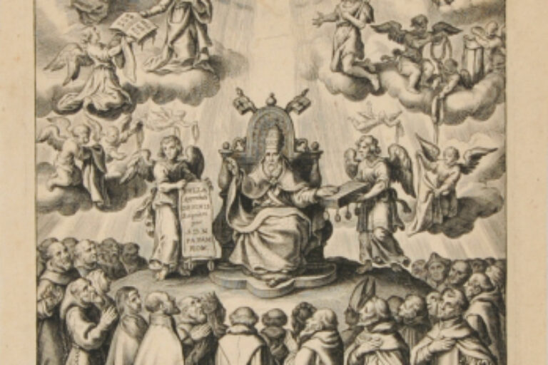 SAINT PETER RULING THE FATHERS OF THE CHURCH