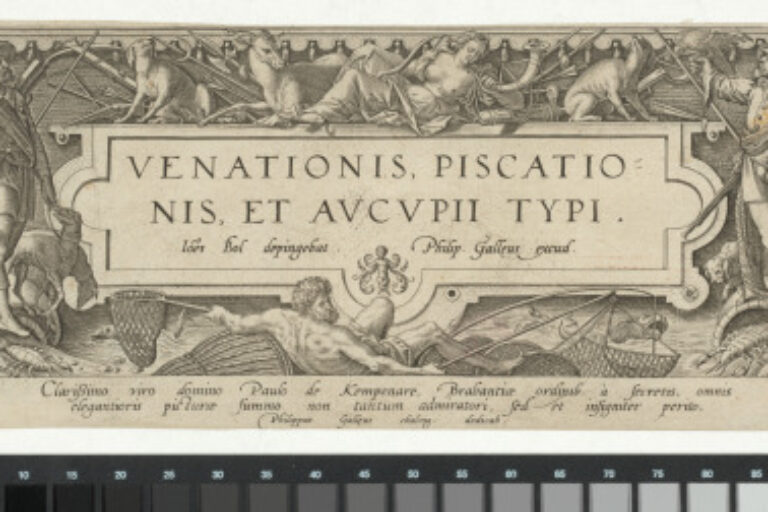 TITLE PLATE FOR THE SERIES "VENATIONIS, PISCATIONIS, ET AVCVPII TYPI"