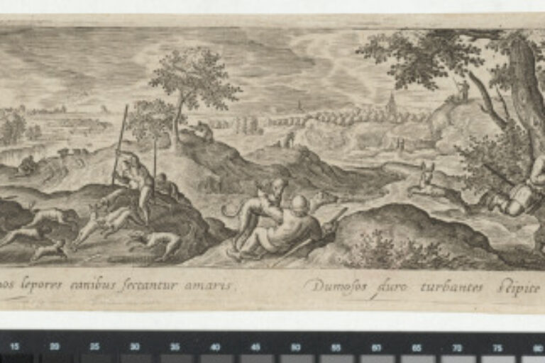 THE HARE HUNT WITH HOUNDS AND SPEARS