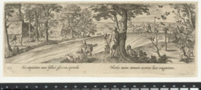 The Bird Hunt with Birds on a Perch as Decoys