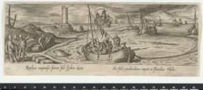 Fishing with Nets by Lighthouse