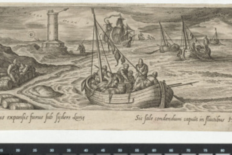 FISHING WITH NETS BY LIGHTHOUSE
