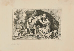 Six Illustrations from the Story of Dido and Aeneas: The Lovers in the Cave