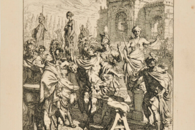 THE DELIBERATION OF AENEAS AND HIS FOLLOWERS INTERRUPTED BY DIDO AND ANNA