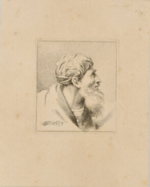Profile of Man with Beard and Turban, Turned to Right