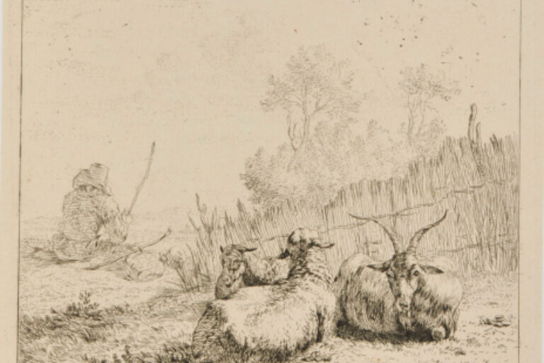 THE GOAT AND THE TWO SHEEP