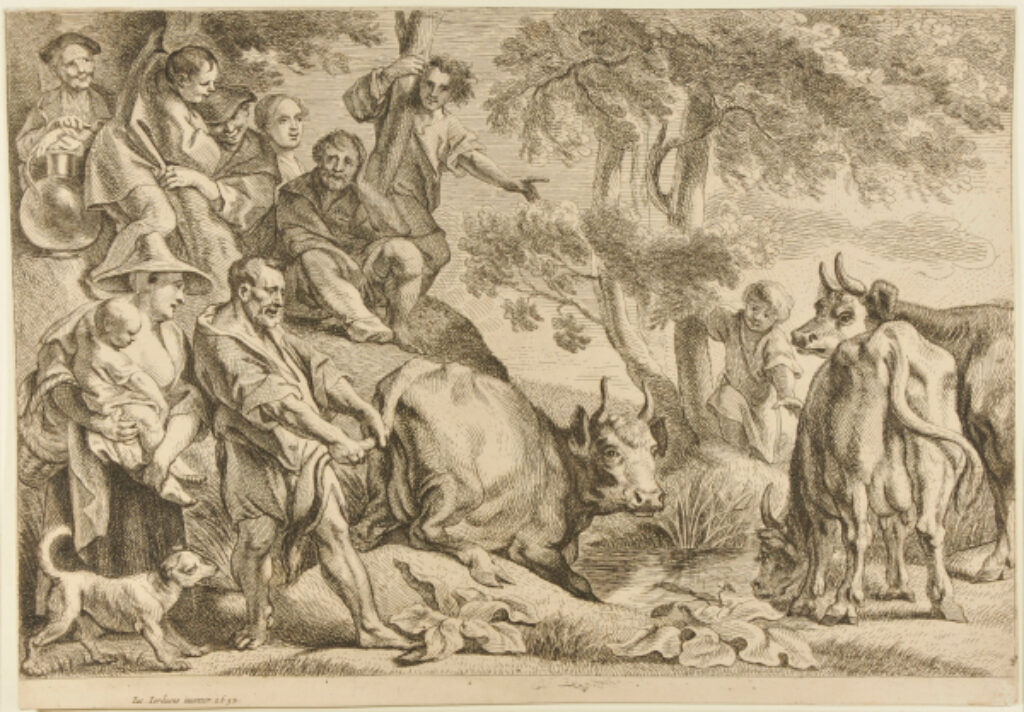 Cacus Stealing the Cattle of Hercules